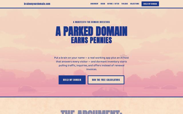 brainonyourdomain.com-v2 design