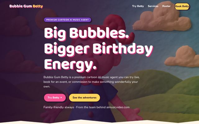 bubblegumbetty.com design