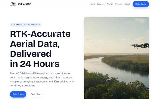 falconcds.com-redesign design