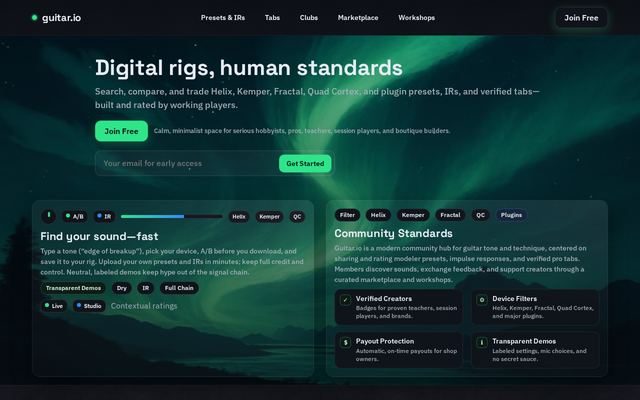 guitar.io-depth3d design