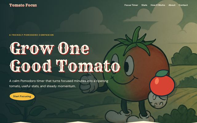 tomatofocus.com design